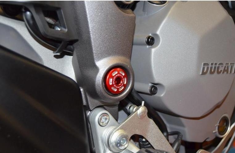 TTF01 - DUCABIKE Ducati Multistrada Central Frame Plugs – Accessories in the Motoraider Motorcycle Aftermarket Accessories and Parts Online Shop