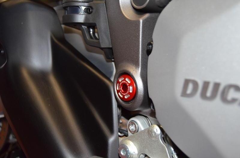 TTF01 - DUCABIKE Ducati Multistrada Central Frame Plugs – Accessories in the Motoraider Motorcycle Aftermarket Accessories and Parts Online Shop