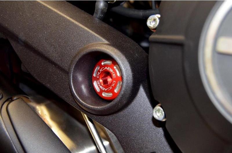TTF04 - DUCABIKE Ducati Central Frame Plugs (swingarm) – Accessories in the Motoraider Motorcycle Aftermarket Accessories and Parts Online Shop