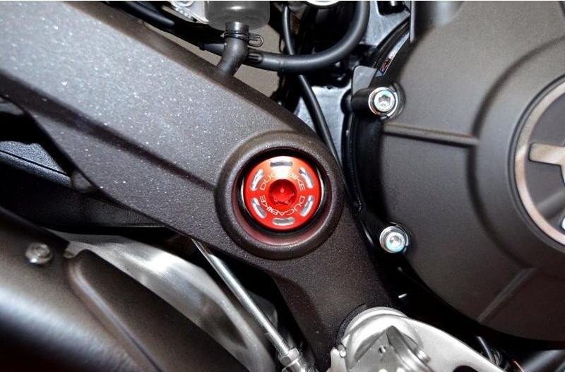 TTF03 - DUCABIKE Ducati Central Frame Plugs (Swingarm) – Accessories in the Motoraider Motorcycle Aftermarket Accessories and Parts Online Shop