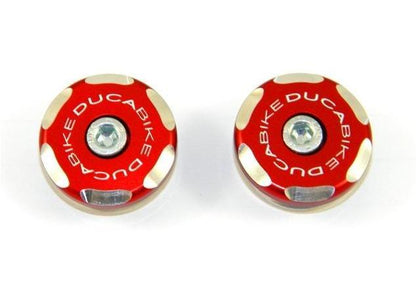 TTF05 - DUCABIKE Ducati Panigale V4 / Streetfighter (18/24) Central Frame Plugs (bi-color) – Accessories in the Motoraider Motorcycle Aftermarket Accessories and Parts Online Shop
