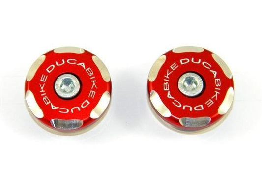 TTF05 - DUCABIKE Ducati Panigale V4 / Streetfighter (18/24) Central Frame Plugs (bi-color) – Accessories in the Motoraider Motorcycle Aftermarket Accessories and Parts Online Shop