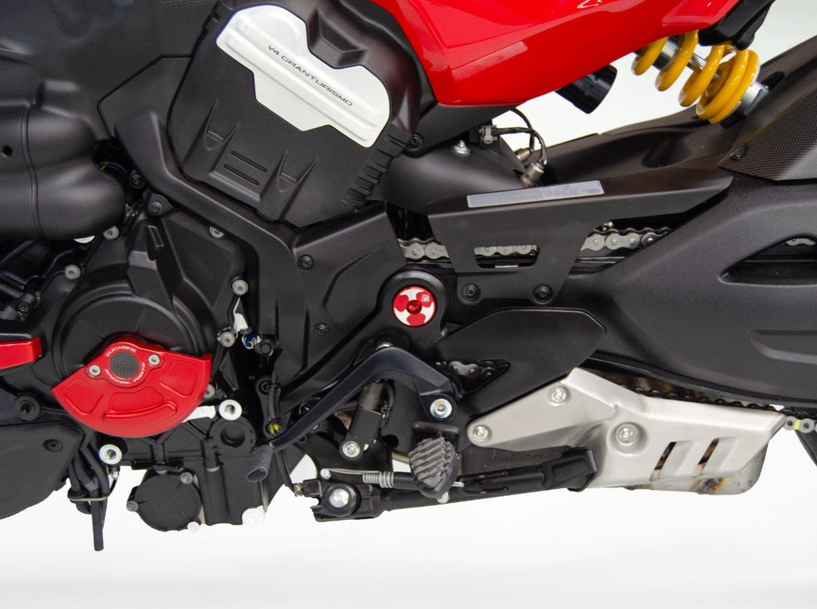 TTF08 - DBK Ducati Diavel V4 (2023+) Kit Central Frame Caps (swing arm) – Accessories in the Motoraider Motorcycle Aftermarket Accessories and Parts Online Shop