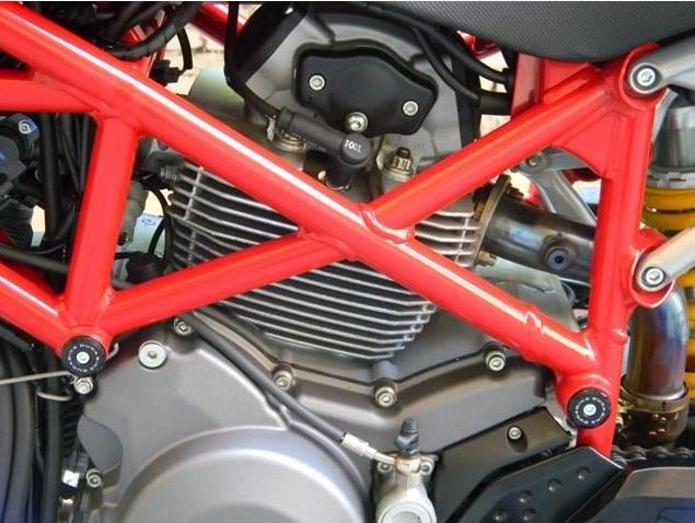 TTHM01 - DUCABIKE Ducati Hypermotard 796/1100 Frame Plugs – Accessories in the Motoraider Motorcycle Aftermarket Accessories and Parts Online Shop