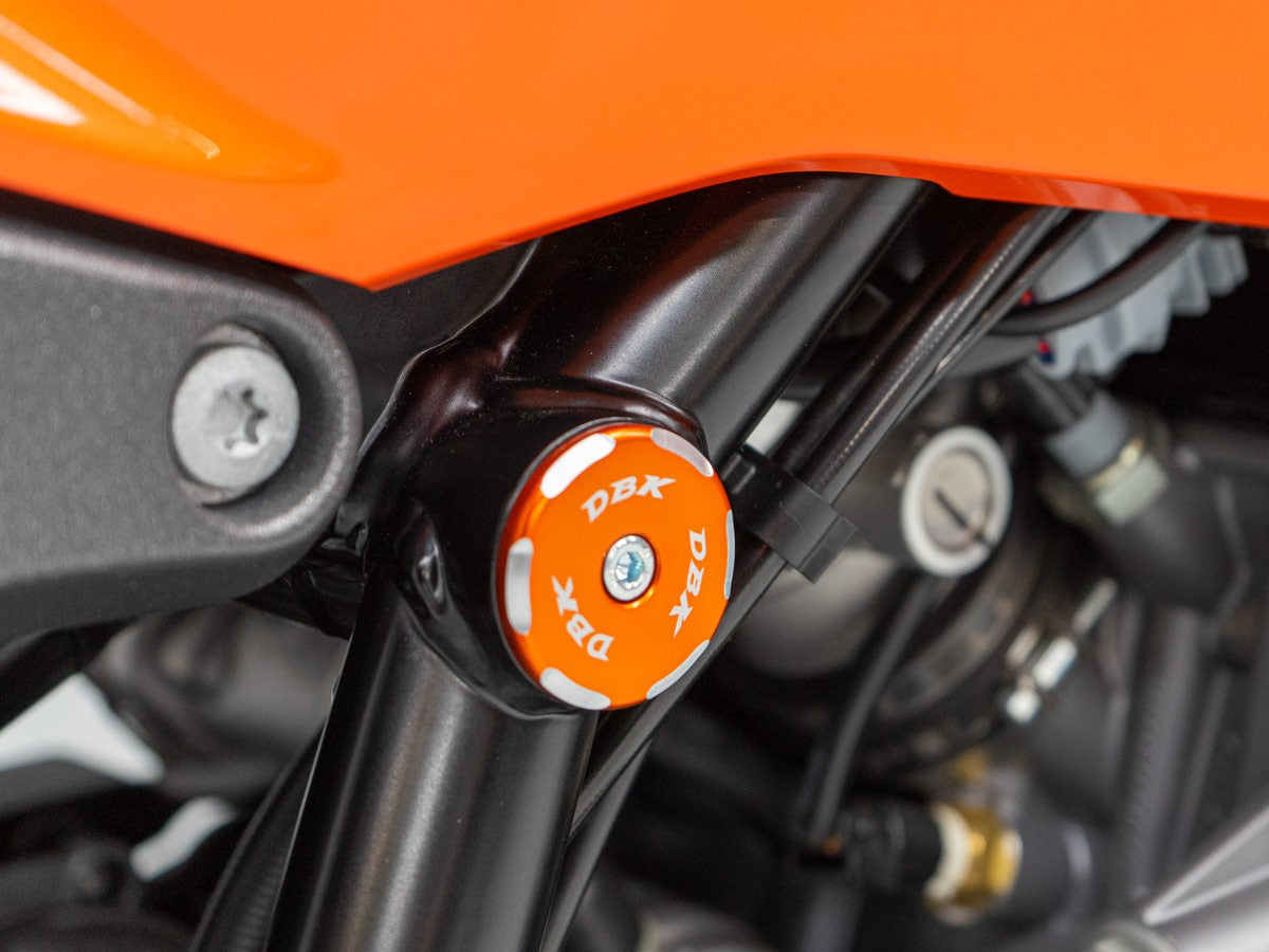 TTKTM01 - DBK KTM  790 / 890 / 990 Duke Frame Caps Kit – Accessories in the Motoraider Motorcycle Aftermarket Accessories and Parts Online Shop
