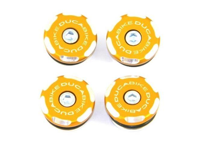 TTM02 - DUCABIKE Ducati Monster Frame Plugs (bi-color) – Accessories in the Motoraider Motorcycle Aftermarket Accessories and Parts Online Shop