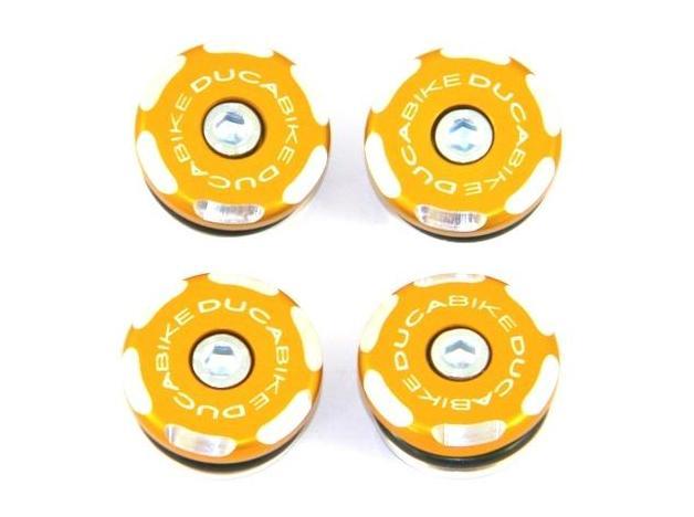 TTMSR02 - DUCABIKE Ducati Monster Frame Plugs (bi-color) – Accessories in the Motoraider Motorcycle Aftermarket Accessories and Parts Online Shop