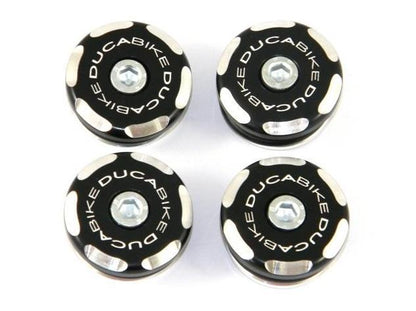 TTMSR02 - DUCABIKE Ducati Monster Frame Plugs (bi-color) – Accessories in the Motoraider Motorcycle Aftermarket Accessories and Parts Online Shop