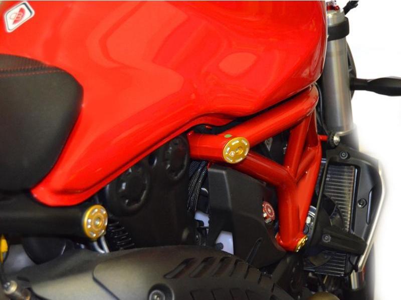 TTM1200 - DUCABIKE Ducati Monster 821/1200 Frame Plugs – Accessories in the Motoraider Motorcycle Aftermarket Accessories and Parts Online Shop