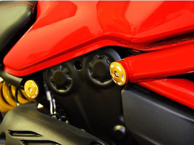 TTM1200 - DUCABIKE Ducati Monster 821/1200 Frame Plugs – Accessories in the Motoraider Motorcycle Aftermarket Accessories and Parts Online Shop