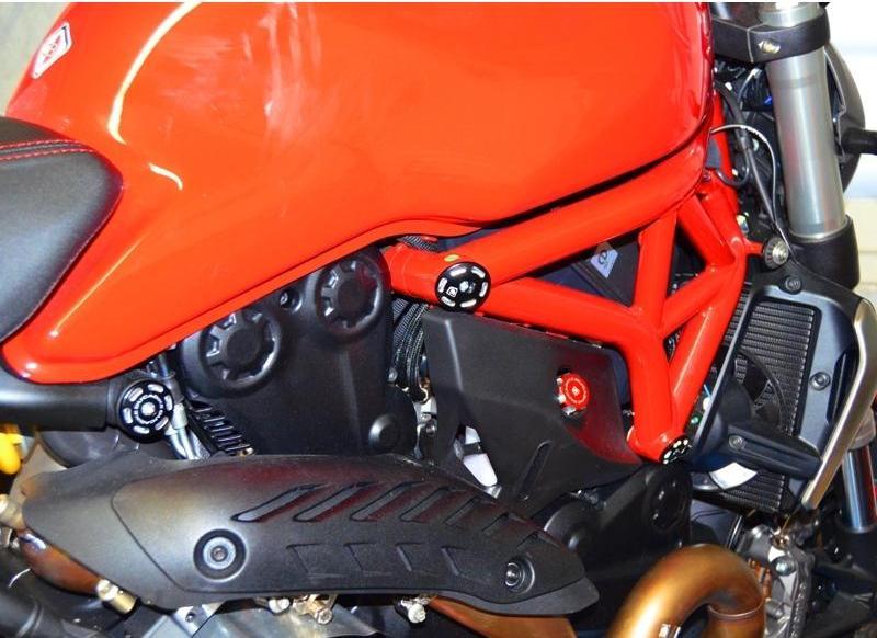 TTM1200 - DUCABIKE Ducati Monster 821/1200 Frame Plugs – Accessories in the Motoraider Motorcycle Aftermarket Accessories and Parts Online Shop