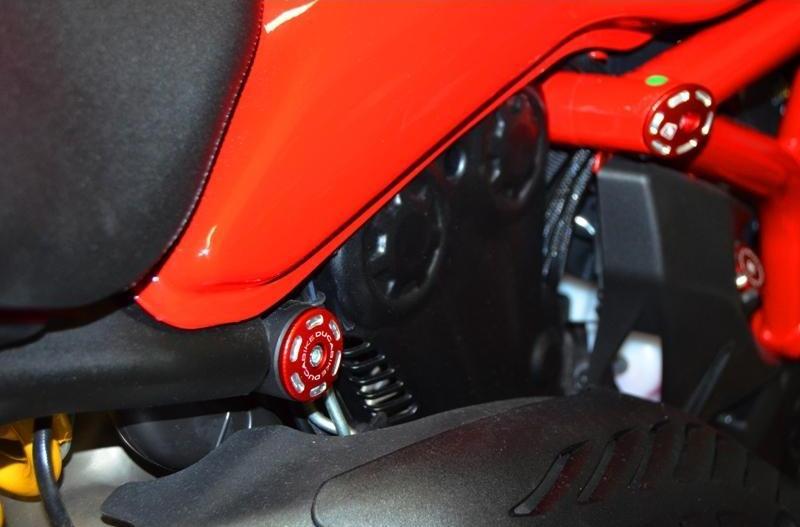 TTM1200 - DUCABIKE Ducati Monster 821/1200 Frame Plugs – Accessories in the Motoraider Motorcycle Aftermarket Accessories and Parts Online Shop