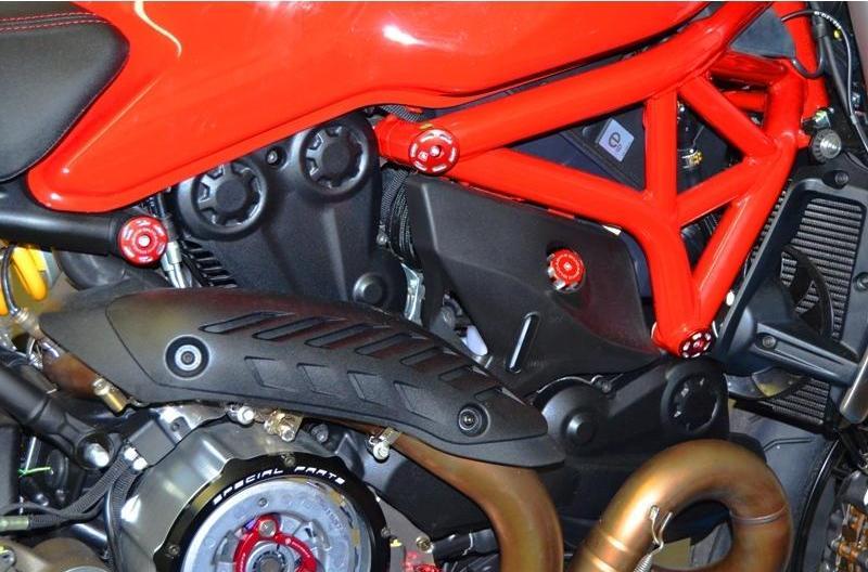 TTM1200 - DUCABIKE Ducati Monster 821/1200 Frame Plugs – Accessories in the Motoraider Motorcycle Aftermarket Accessories and Parts Online Shop