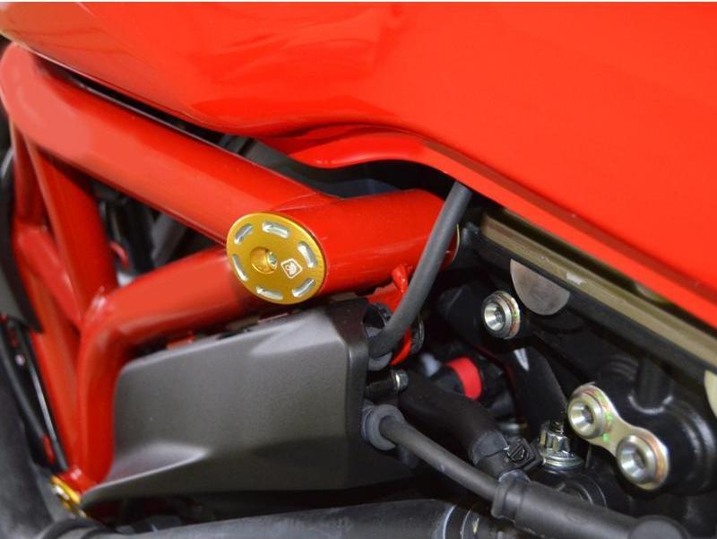 TTM1200 - DUCABIKE Ducati Monster 821/1200 Frame Plugs – Accessories in the Motoraider Motorcycle Aftermarket Accessories and Parts Online Shop