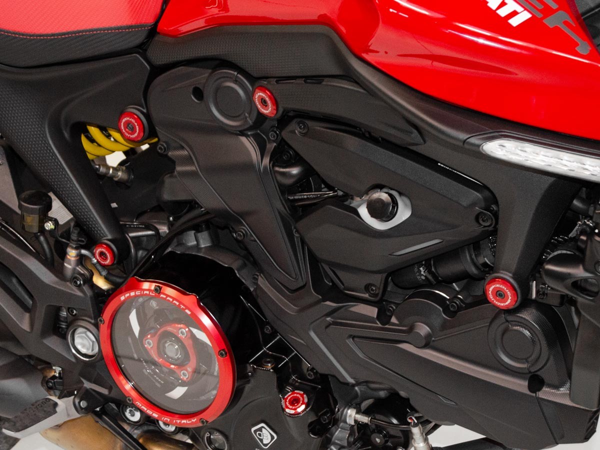 TTM9371 - DUCABIKE Ducati Monster 950 (2021+) Frame Plugs – Accessories in the Motoraider Motorcycle Aftermarket Accessories and Parts Online Shop