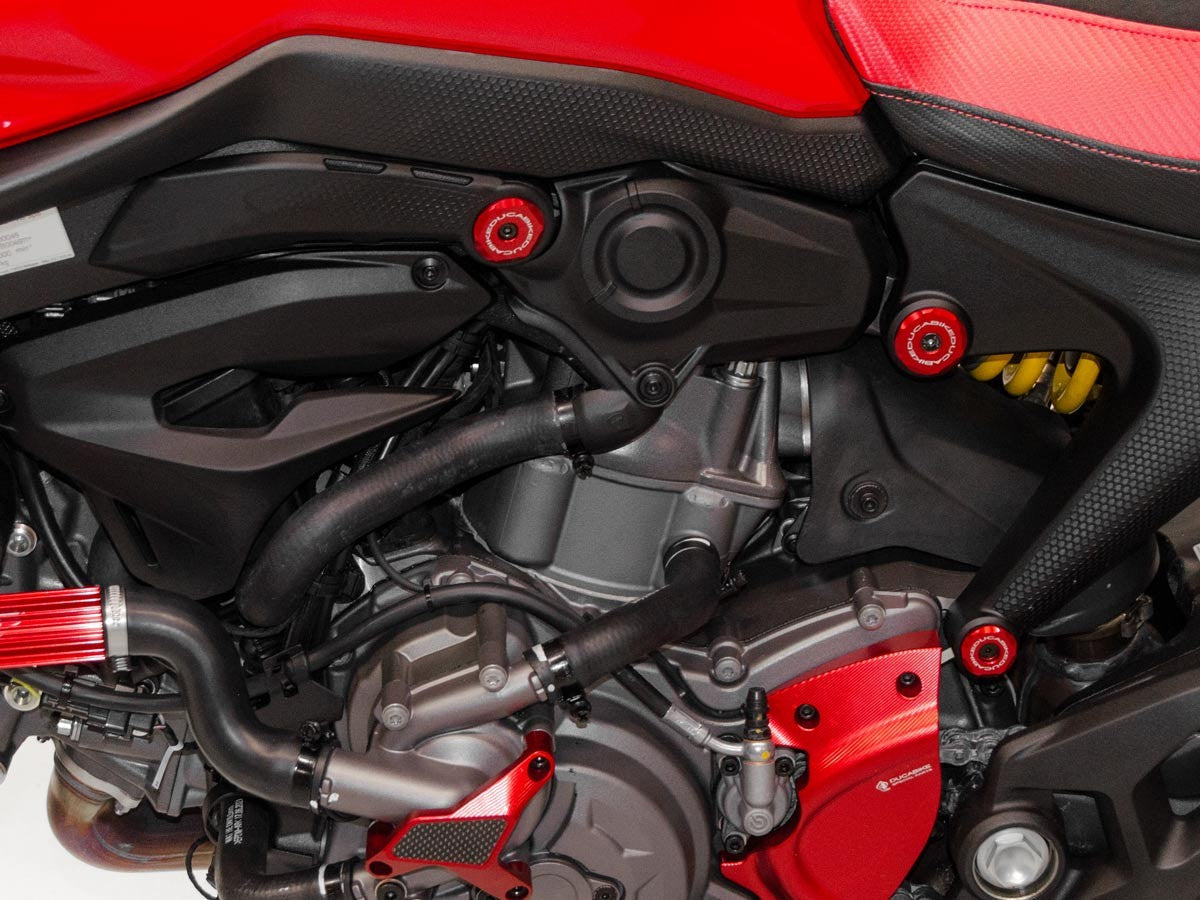 TTM9372 - DUCABIKE Ducati Monster 950 (2021+) Frame Plugs – Accessories in the Motoraider Motorcycle Aftermarket Accessories and Parts Online Shop