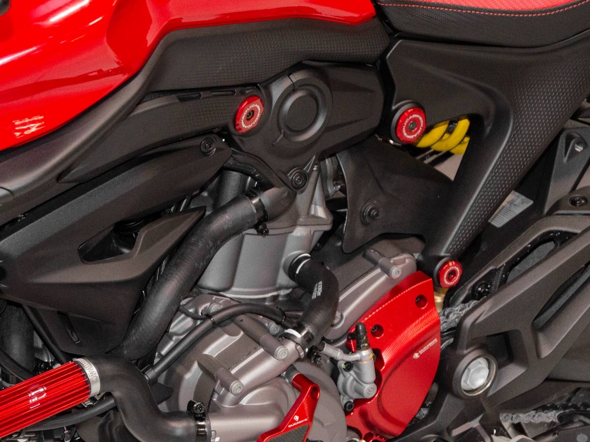 TTM9372 - DUCABIKE Ducati Monster 950 (2021+) Frame Plugs – Accessories in the Motoraider Motorcycle Aftermarket Accessories and Parts Online Shop