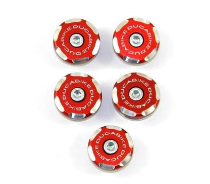 TTMTS02 - DUCABIKE Ducati Multistrada 1000/620/1100 Frame Plugs (bi-color) – Accessories in the Motoraider Motorcycle Aftermarket Accessories and Parts Online Shop
