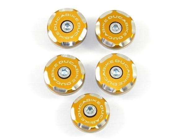 TTMTS02 - DUCABIKE Ducati Multistrada 1000/620/1100 Frame Plugs (bi-color) – Accessories in the Motoraider Motorcycle Aftermarket Accessories and Parts Online Shop