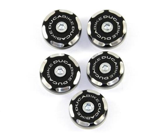 TTMTS02 - DUCABIKE Ducati Multistrada 1000/620/1100 Frame Plugs (bi-color) – Accessories in the Motoraider Motorcycle Aftermarket Accessories and Parts Online Shop