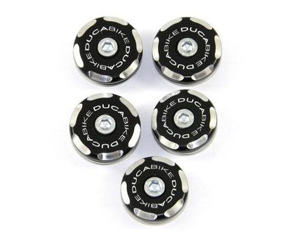 TTMTS02 - DUCABIKE Ducati Multistrada 1000/620/1100 Frame Plugs (bi-color) – Accessories in the Motoraider Motorcycle Aftermarket Accessories and Parts Online Shop