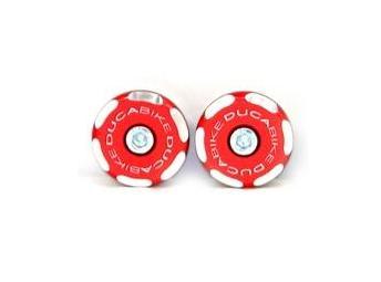 TTNM02 - DUCABIKE Ducati Monster 696/796/1100 Frame Plugs (bi-color) – Accessories in the Motoraider Motorcycle Aftermarket Accessories and Parts Online Shop