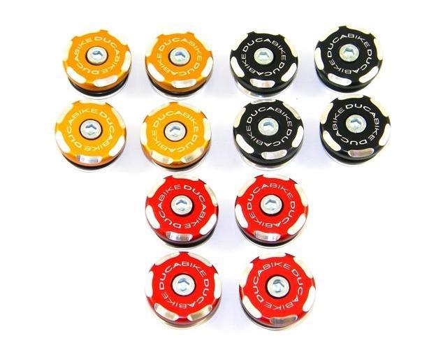 TTSC02 - DUCABIKE Ducati Sport 1000 / GT 1000 Frame Plugs (bi-color) – Accessories in the Motoraider Motorcycle Aftermarket Accessories and Parts Online Shop