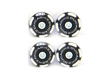 TTDES02 - DUCABIKE Ducati Scrambler Desert Sled Frame Plugs (bi-color) – Accessories in the Motoraider Motorcycle Aftermarket Accessories and Parts Online Shop