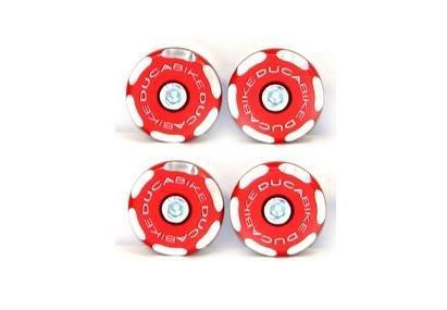 TTDES02 - DUCABIKE Ducati Scrambler Desert Sled Frame Plugs (bi-color) – Accessories in the Motoraider Motorcycle Aftermarket Accessories and Parts Online Shop