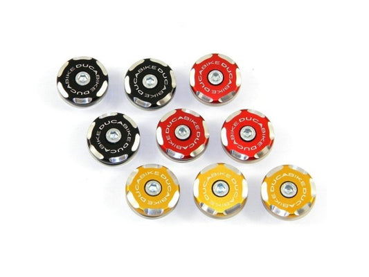 TTSCRA04 - DUCABIKE Ducati Scrambler 1100 Rear Frame Plugs (bi-color) – Accessories in the Motoraider Motorcycle Aftermarket Accessories and Parts Online Shop