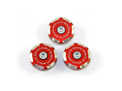 TTSCRA04 - DUCABIKE Ducati Scrambler 1100 Rear Frame Plugs (bi-color) – Accessories in the Motoraider Motorcycle Aftermarket Accessories and Parts Online Shop