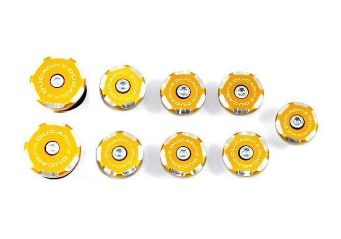 TTSF02 - DUCABIKE Ducati Streetfighter Frame Plugs (bi-color) – Accessories in the Motoraider Motorcycle Aftermarket Accessories and Parts Online Shop