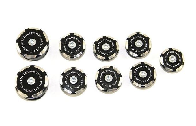 TTSF02 - DUCABIKE Ducati Streetfighter Frame Plugs (bi-color) – Accessories in the Motoraider Motorcycle Aftermarket Accessories and Parts Online Shop