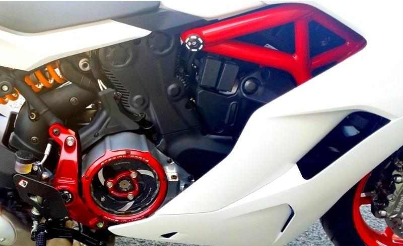TTSS01 - DUCABIKE Ducati SuperSport 950/939 Frame Plugs – Accessories in the Motoraider Motorcycle Aftermarket Accessories and Parts Online Shop
