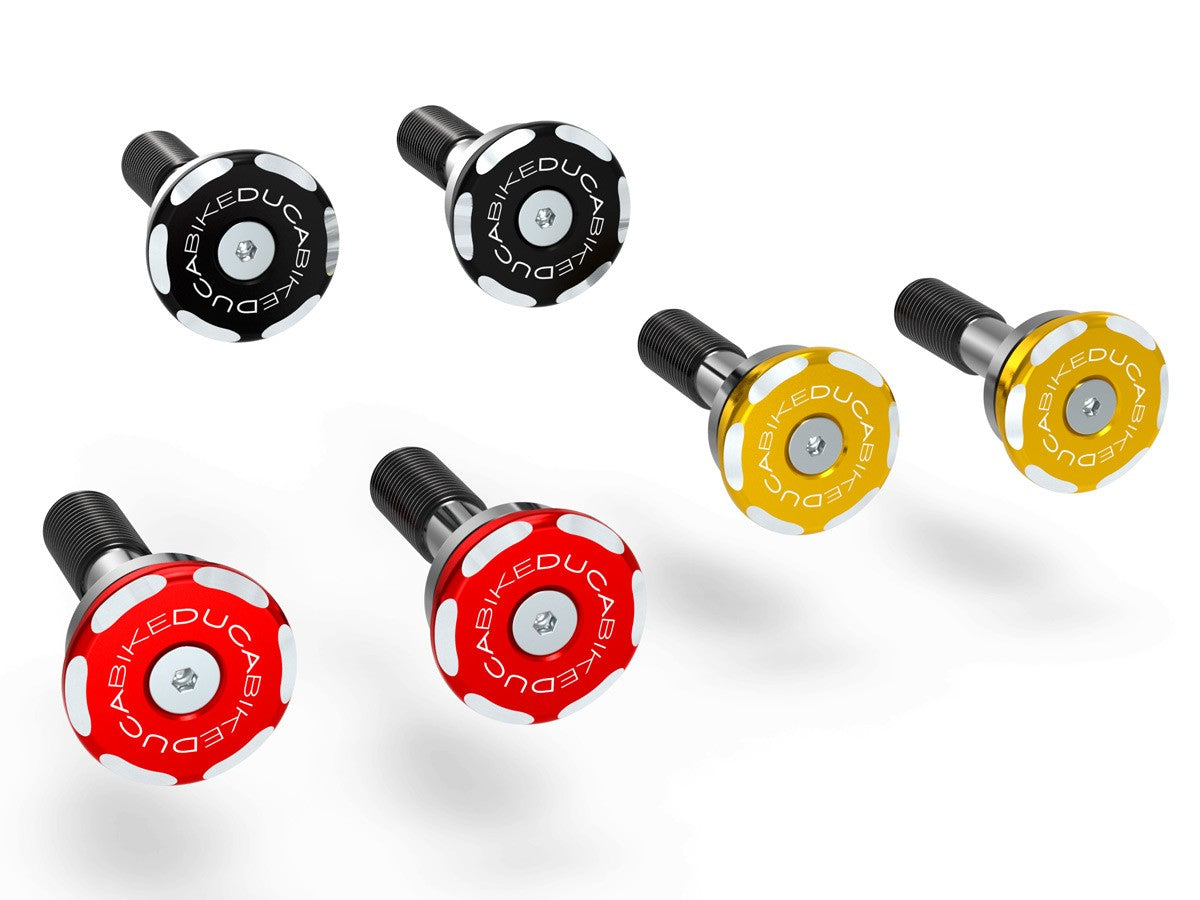 TTV401 - DUCABIKE Ducati Panigale V4 / Streetfighter (18/24) Frame Plugs (bi-color) – Accessories in the Motoraider Motorcycle Aftermarket Accessories and Parts Online Shop