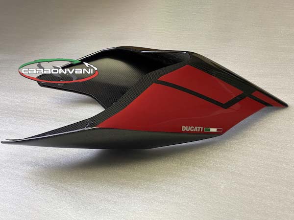 CARBONVANI Ducati Panigale V2 / V2 Bayliss (20/22) Carbon Tail (monoposto; Red3) – Accessories in the 2WheelsHero Motorcycle Aftermarket Accessories and Parts Online Shop