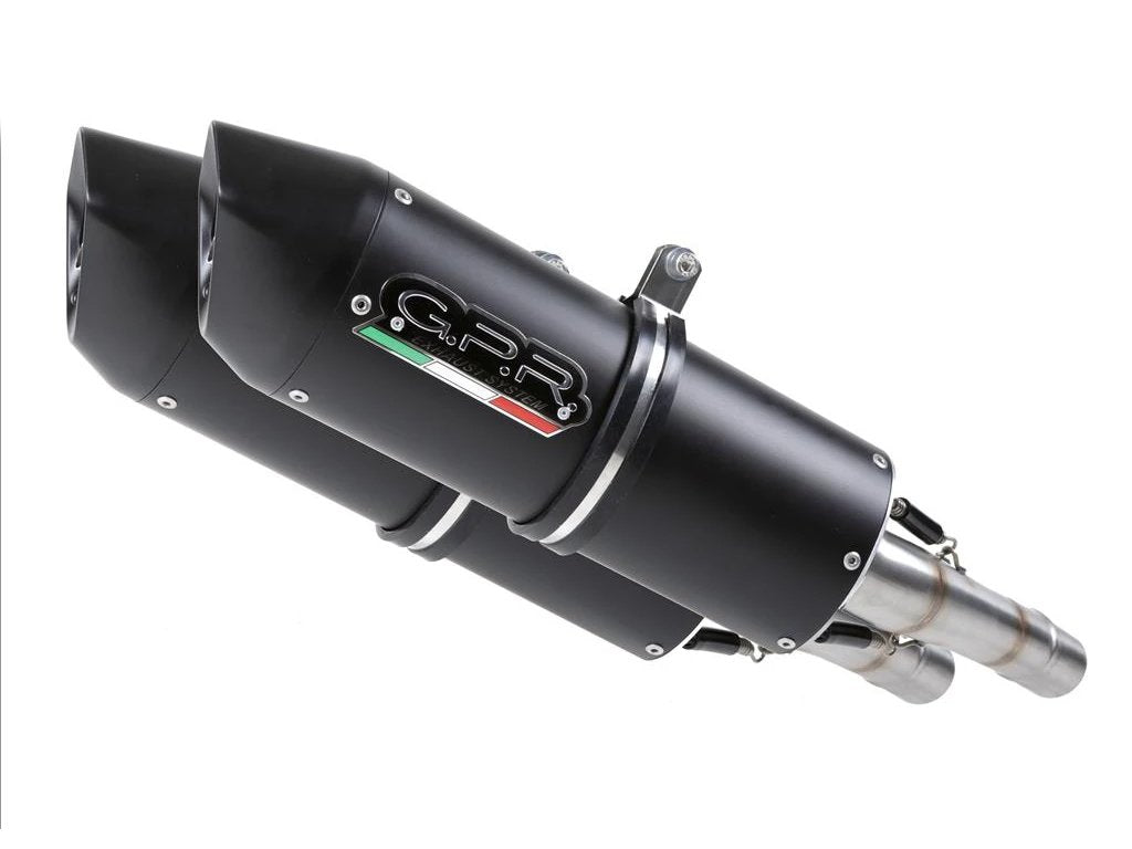 GPR Ducati SuperSport 900 Dual Slip-on Exhaust "Furore Nero" (EU homologated) – Accessories in the 2WheelsHero Motorcycle Aftermarket Accessories and Parts Online Shop