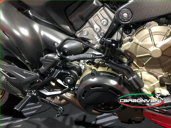 CARBONVANI Ducati Panigale V4 / V4S (20/21) Carbon Rear Oil Tank Holder (for dry clutch) – Accessories in the 2WheelsHero Motorcycle Aftermarket Accessories and Parts Online Shop