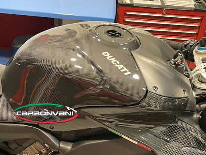 CARBONVANI Ducati Panigale V4 / V4S (2022+) Carbon Tank Battery Cover – Accessories in the 2WheelsHero Motorcycle Aftermarket Accessories and Parts Online Shop