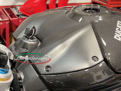 CARBONVANI Ducati Panigale V4 / V4S (2022+) Carbon Tank Battery Cover – Accessories in the 2WheelsHero Motorcycle Aftermarket Accessories and Parts Online Shop