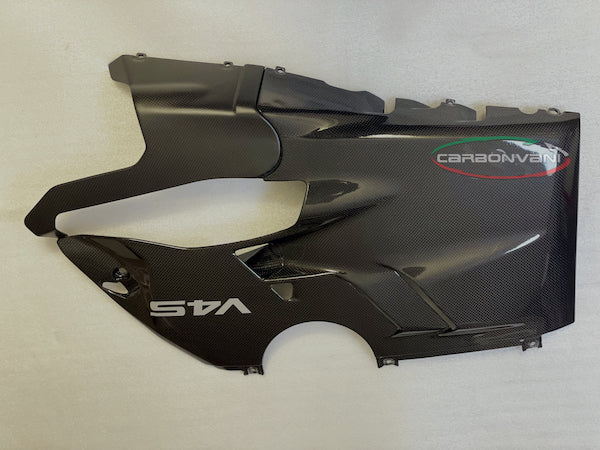 CARBONVANI Ducati Panigale V4 / V4S (2022+) Carbon Exhaust Guard (for Akrapovic; left) – Accessories in the 2WheelsHero Motorcycle Aftermarket Accessories and Parts Online Shop