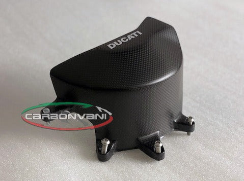 CARBONVANI Ducati Streetfighter V4 (2020+) Carbon Clutch Cover Protection (for OEM clutch) – Accessories in the 2WheelsHero Motorcycle Aftermarket Accessories and Parts Online Shop
