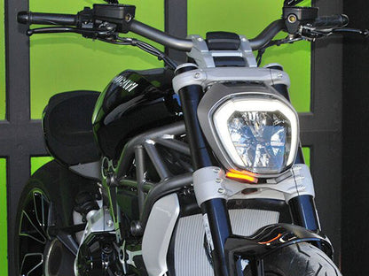 NEW RAGE CYCLES Ducati XDiavel LED Front Turn Signals – Accessories in the 2WheelsHero Motorcycle Aftermarket Accessories and Parts Online Shop