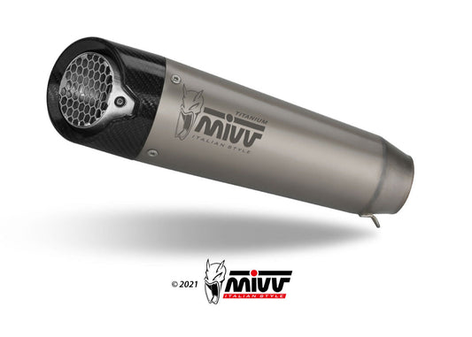 MIVV D.048 Ducati Monster 950 / 937 (2021+) Slip-on Exhaust "X-M5" (titanium; approved) – Accessories in the 2WheelsHero Motorcycle Aftermarket Accessories and Parts Online Shop