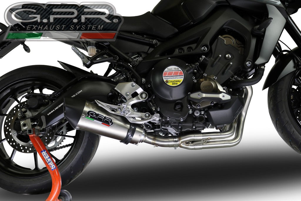 GPR Yamaha MT-09 (17/20) Full Exhaust System "GP Evo 4 Titanium" (EU homologated) – Accessories in the 2WheelsHero Motorcycle Aftermarket Accessories and Parts Online Shop