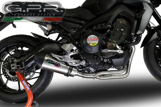 GPR Yamaha MT-09 (17/20) Full Exhaust System "GP Evo 4 Titanium" (EU homologated) – Accessories in the 2WheelsHero Motorcycle Aftermarket Accessories and Parts Online Shop