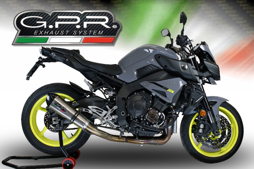GPR Yamaha MT-10 (16/20) Slip-on Exhaust "GPE Anniversary Titanium" (EU homologated) – Accessories in the 2WheelsHero Motorcycle Aftermarket Accessories and Parts Online Shop