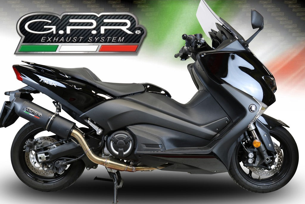 GPR Yamaha T-MAX 530 (12/19) Full Exhaust System "Furore Nero" (EU homologated) – Accessories in the 2WheelsHero Motorcycle Aftermarket Accessories and Parts Online Shop