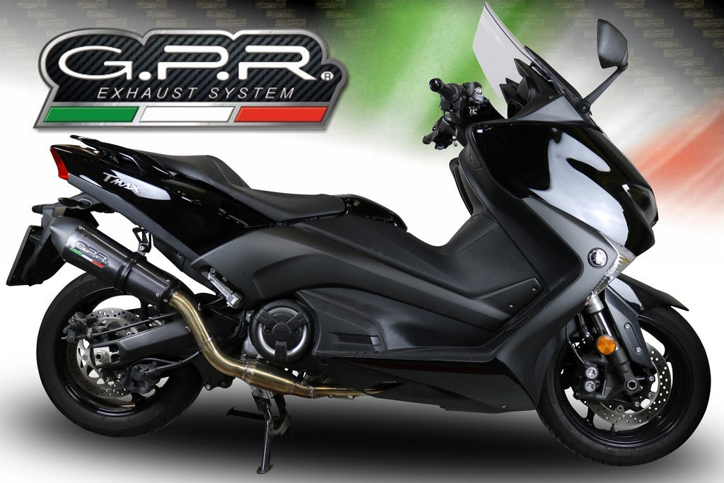 GPR Yamaha T-MAX 530 (12/19) Full Exhaust System "GPE Anniversary Poppy" (EU homologated) – Accessories in the 2WheelsHero Motorcycle Aftermarket Accessories and Parts Online Shop