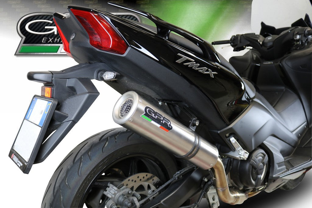 GPR Yamaha T-MAX 530 (12/19) Full Exhaust System "M3 Titanium Natural" (EU homologated) – Accessories in the 2WheelsHero Motorcycle Aftermarket Accessories and Parts Online Shop